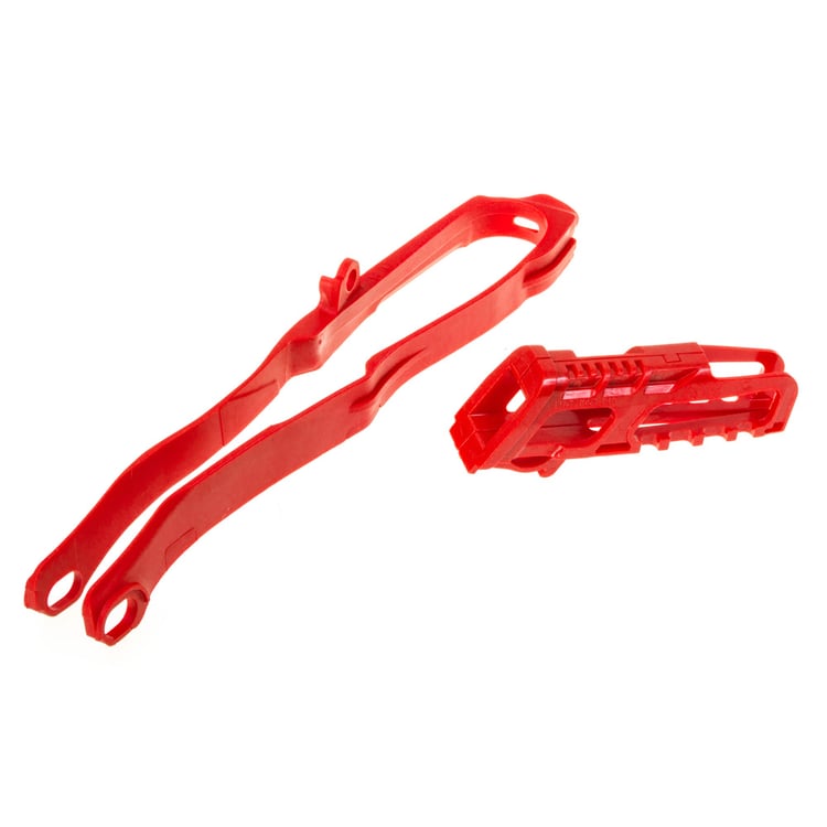 Polisport Honda CRF250R (14-17)/CRF450R (13-16) Red Chain Guide & Slider Kit