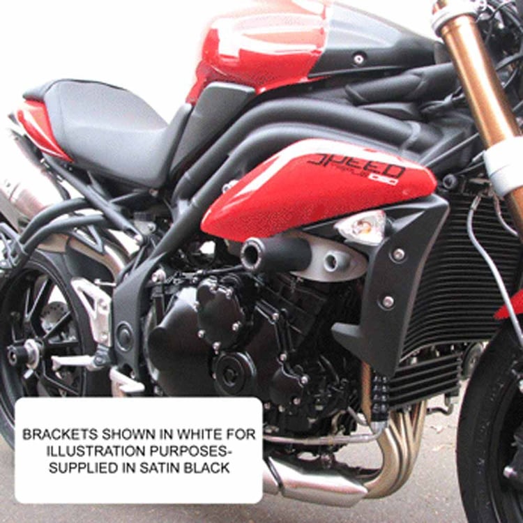 Oggy Knobbs Triumph Speed Triple 11-15 Black Frame Slider Kit