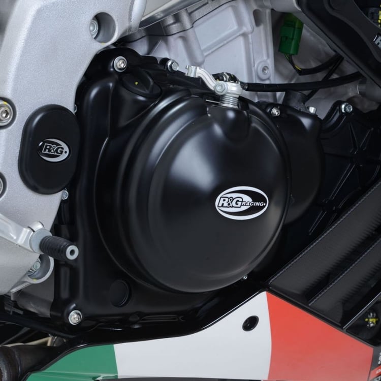 R&G Aprilia RSV4 Black Engine Case Cover Kit