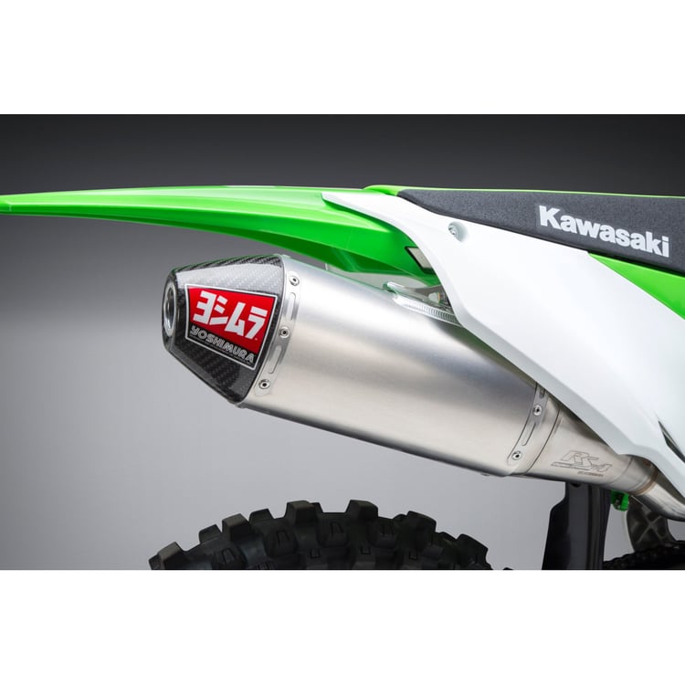 Yoshimura Kawasaki KX450F RS4 Stainless with Aluminum Muffler Slip On Exhaust