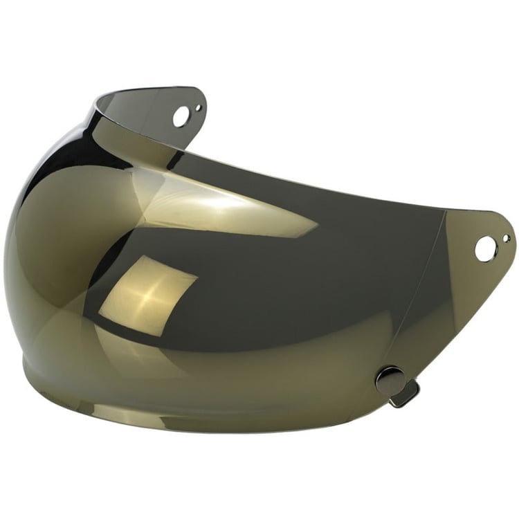 Biltwell Gringo S Gold Mirror Bubble Shield