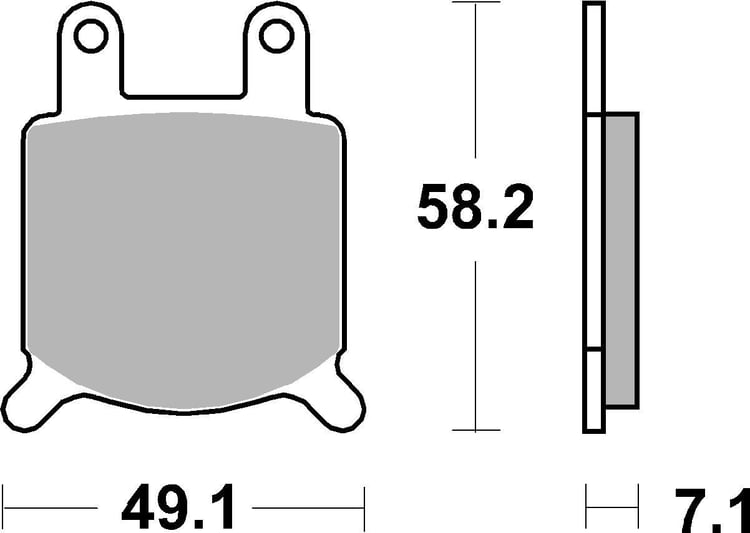 SBS Ceramic Front / Rear Brake Pads - 560HF
