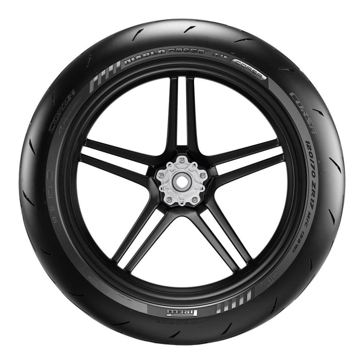 Pirelli Diablo Rosso IV Corsa 120/70ZR17 M/C (58W) Front Tyre
