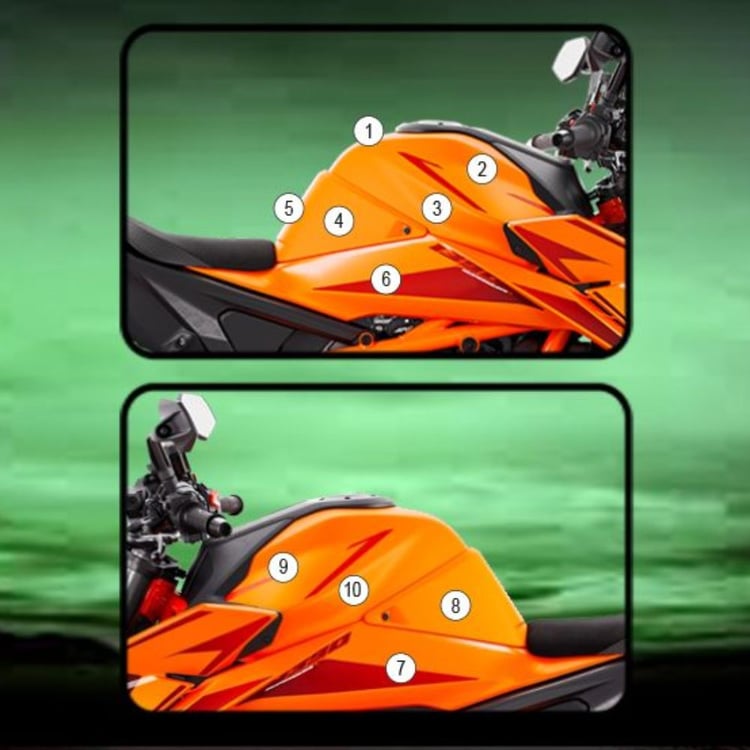 Eazi-Guard KTM 1390 Super Duke R Matte Tank Protection Film