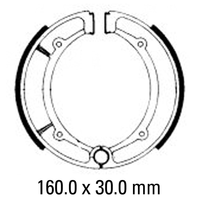 Ferodo FSB736 Brake Shoe Set