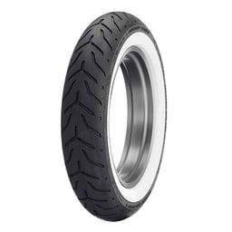 Dunlop D408 130/90HB16 Whitewall Front Tyre
