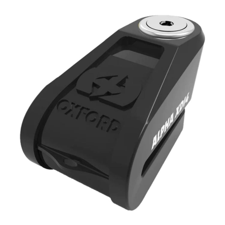 Sicurezza Scooter Blocco Disco Allarme Oxford TCHAM Boss Per Moto E Scooter - Pin 16mm, Antifurto Con Allarme, Modello OF4, Nuovo Allarme Disco 16mm - Foto 2