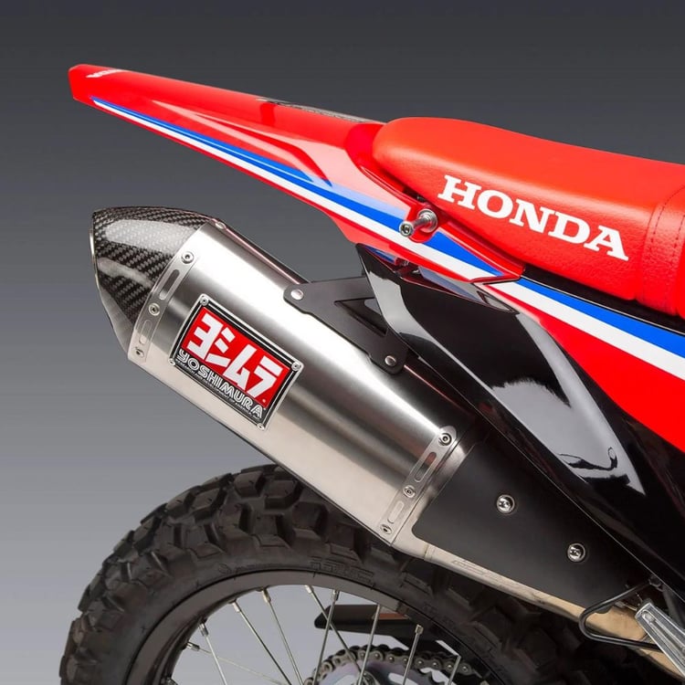 Yoshimura Honda CRF300L/Rally (21-22) RS-4 Stainless Slip-On Exhaust/Stainless Exhaust