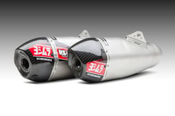 Yoshimura RS-9T Honda CRF450R/RX (17-18) Stainless Slip-On Exhaust/Stainless Mufflers