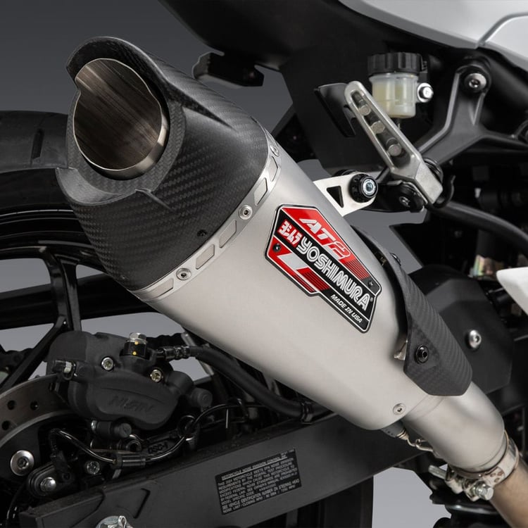 Yoshimura Kawasaki Ninja 500/Z500 AT2 Stainless Steel Slip On Exhaust