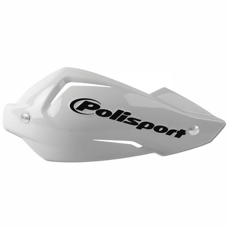 Polisport White Touquet Handguards Plastic Part with Bolts