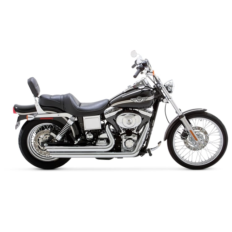 Vance & Hines Bigshot Staggered Dyna 91-05 Chrome Full Exhaust System
