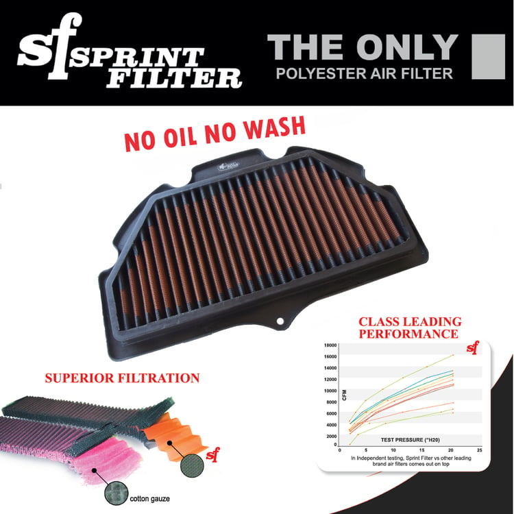 Sprint Filter P08 Suzuki GSX-R 600 750 2006 - 2010 Air Filter