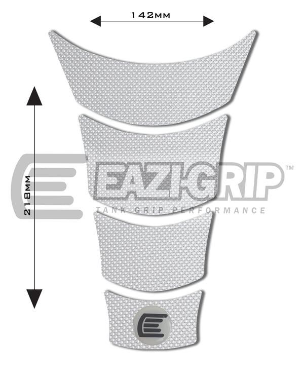 Eazi-Grip PRO Centre A 142mm x 218mm Clear Tank Pad