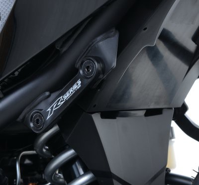 R&G Yamaha R25/R3 Black Rear Foot Rest Blanking Plate Kit