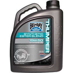 Belray Thumper Racing Synthetic Ester Blend 4T 15W-50 Engine Oil - 4L