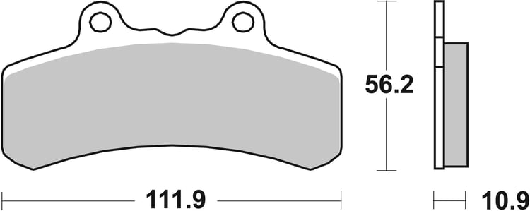 SBS Ceramic Front / Rear Brake Pads - 658HF