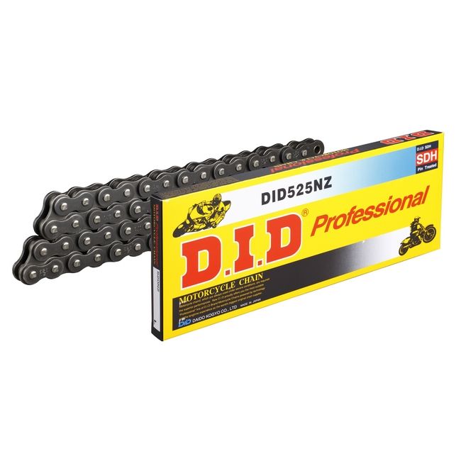 D.I.D 525NZ Non-O-Ring Heavy Duty Rivet Link Chain