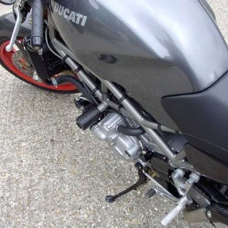 R&G Ducati Monster Black Crash Protectors