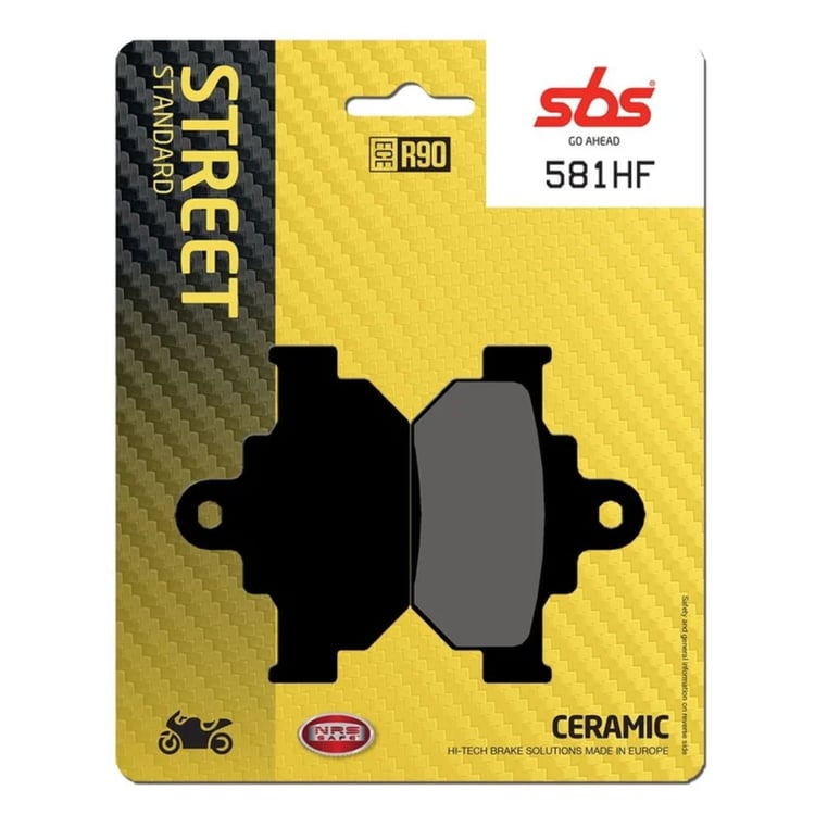 SBS Ceramic Front / Rear Brake Pads - 581HF