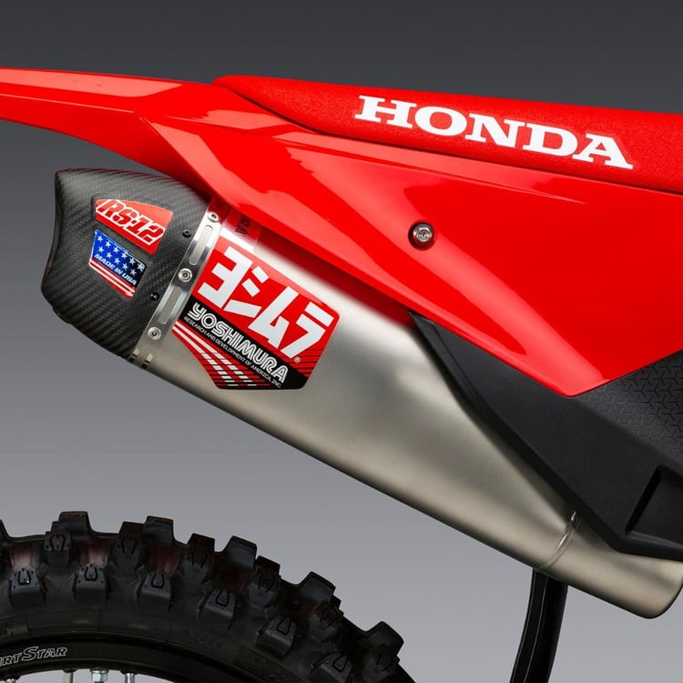 Yoshimura Honda CRF450R 2025 RS-12 Stainless Steel Full Exhaust