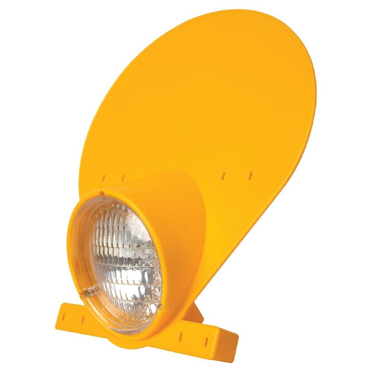 Polisport Preston Petty Dark Yellow Headlight Number Plate Halogen