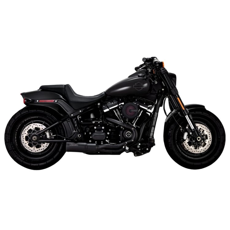 Vance & Hines Hi-Output 2-1 Softail 18-22 Stainless Black Full Exhaust System