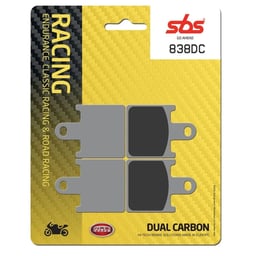 SBS Dual Carbon Racing Front Brake Pads - 838DC
