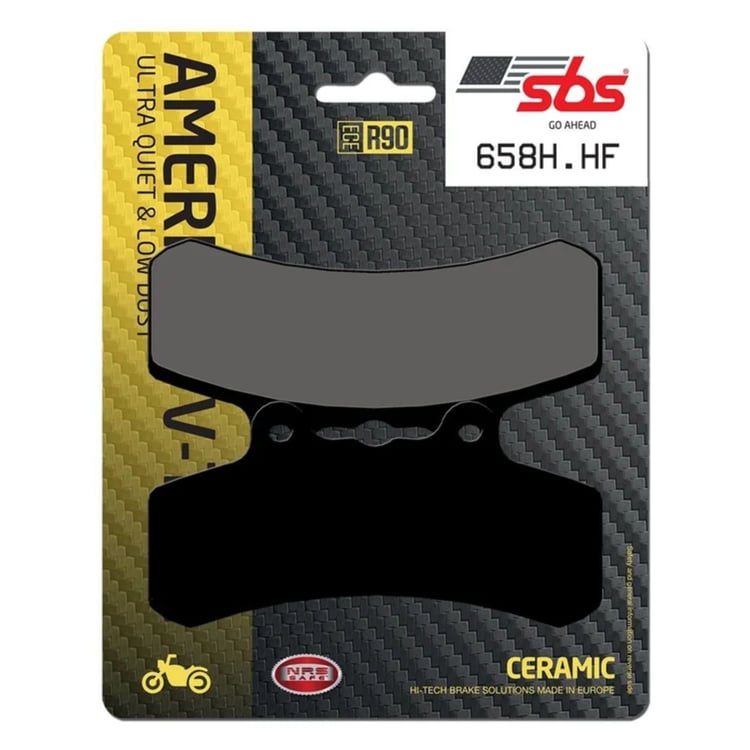 SBS HD Ceramic Front / Rear Brake Pads - 658H.HF