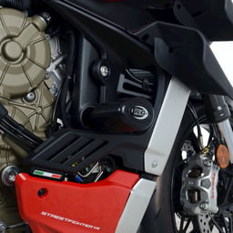 R&G Ducati Streetfighter V4S Black Aero Crash Protectors