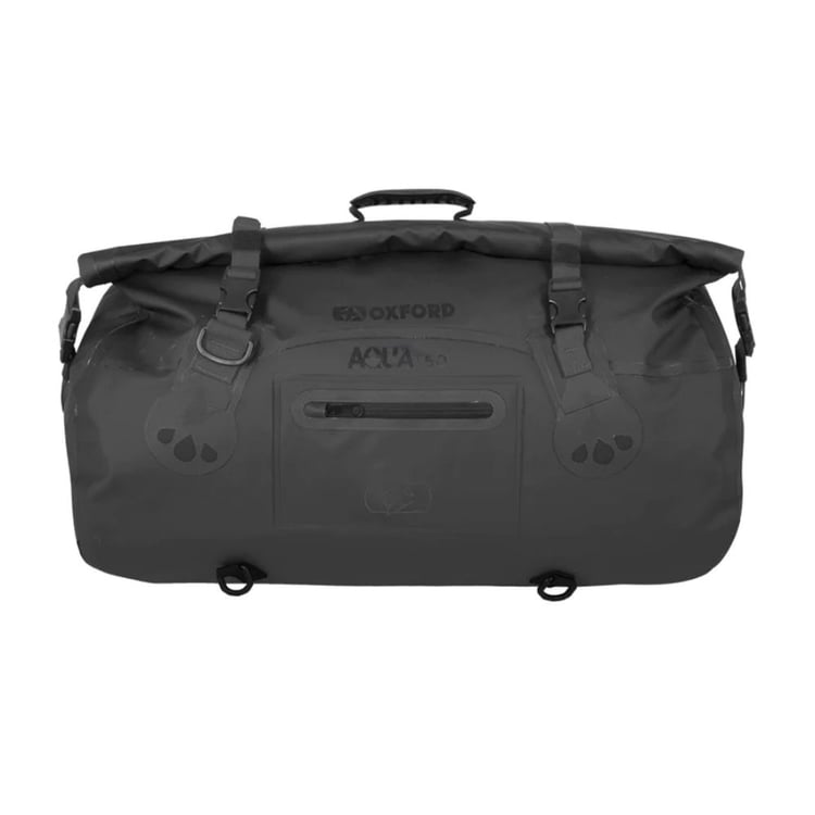 Oxford Aqua T-50 Black Roll Bag