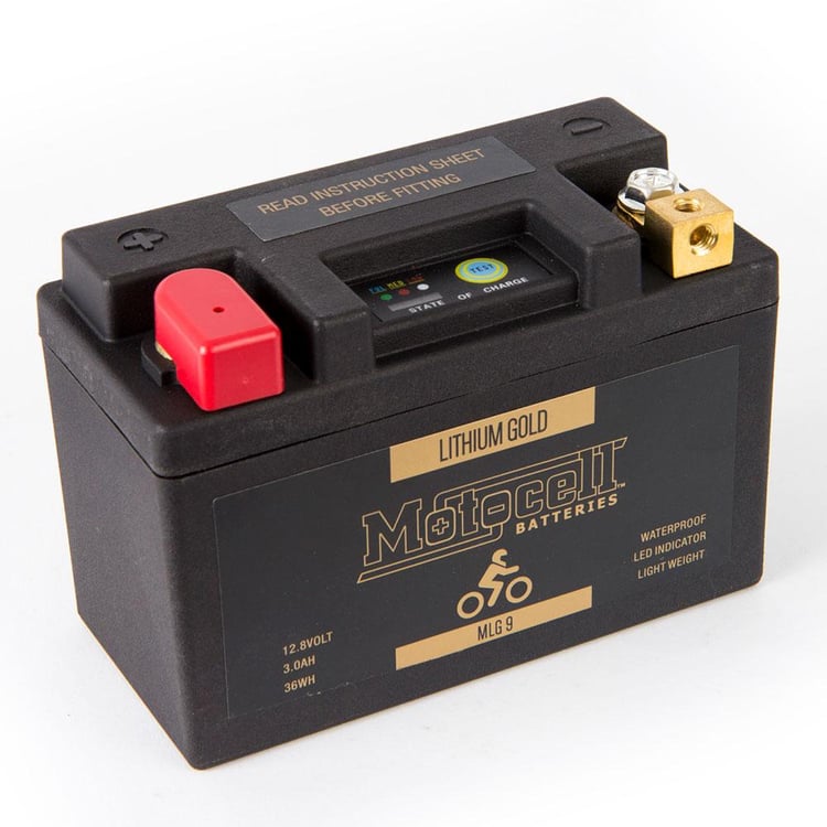 Motocell Lithium Gold MLG9 36WH Battery