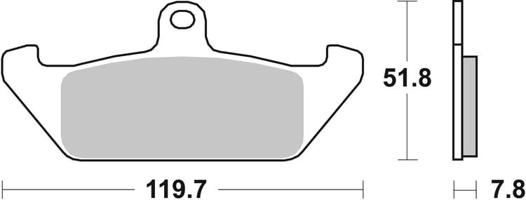 SBS Ceramic Front / Rear Brake Pads - 594HF
