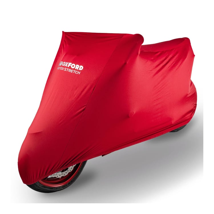 Oxford Protex Indoor Stretch Red Large Motorcycle Cover