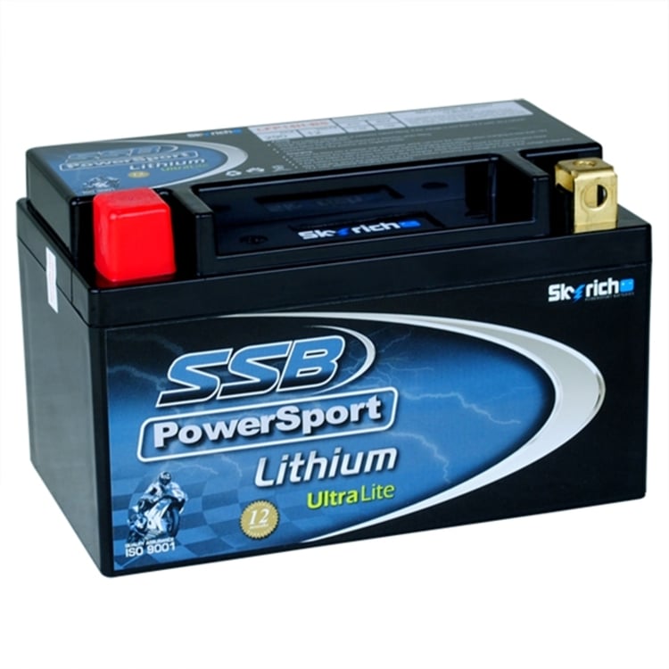 SSB PowerSport 4-LFP14H-BS Ultralight Lithium Battery