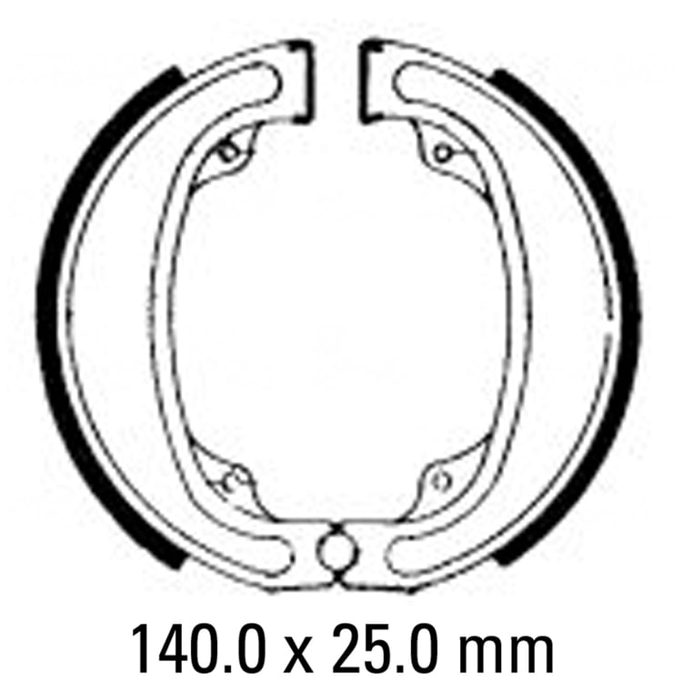 Ferodo FSB747 Brake Shoe Set