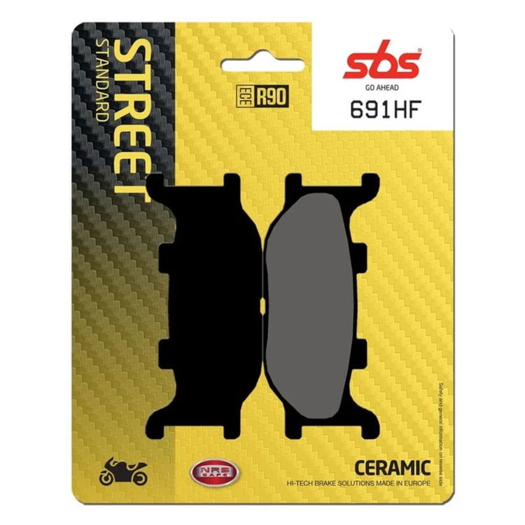 SBS Ceramic Front / Rear Brake Pads - 691HF