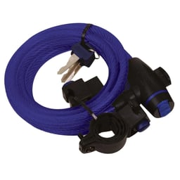 Oxford 1.8m x 12mm Blue Cable Lock