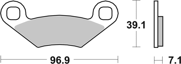 SBS Ceramic Front / Rear Brake Pads - 642HF