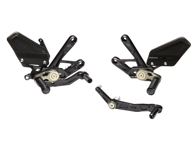 Yamaha Accessories YZF-R1 Black/Titanium Foot Pedals Adjuster Kit