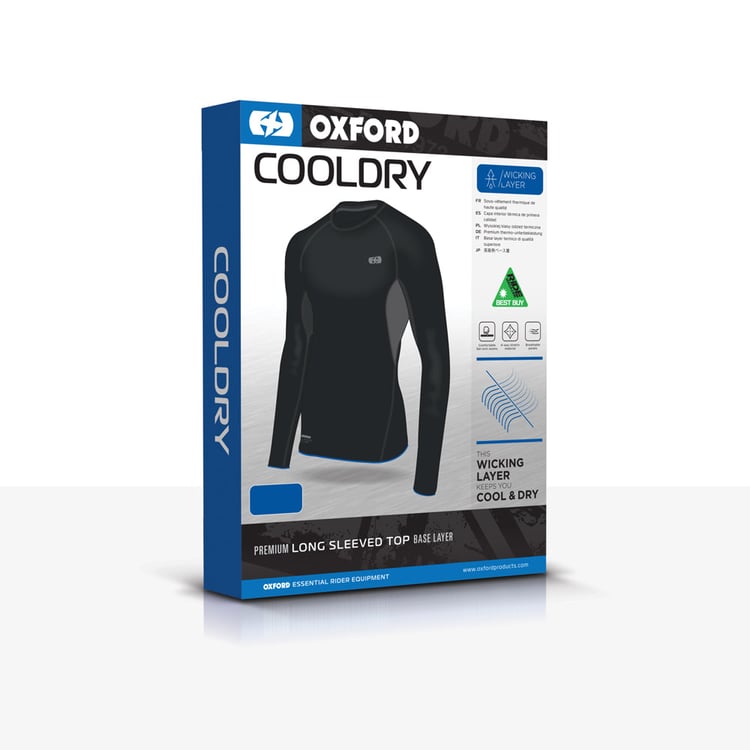 Oxford Cool Dry Wicking Long Sleeve Layers Top
