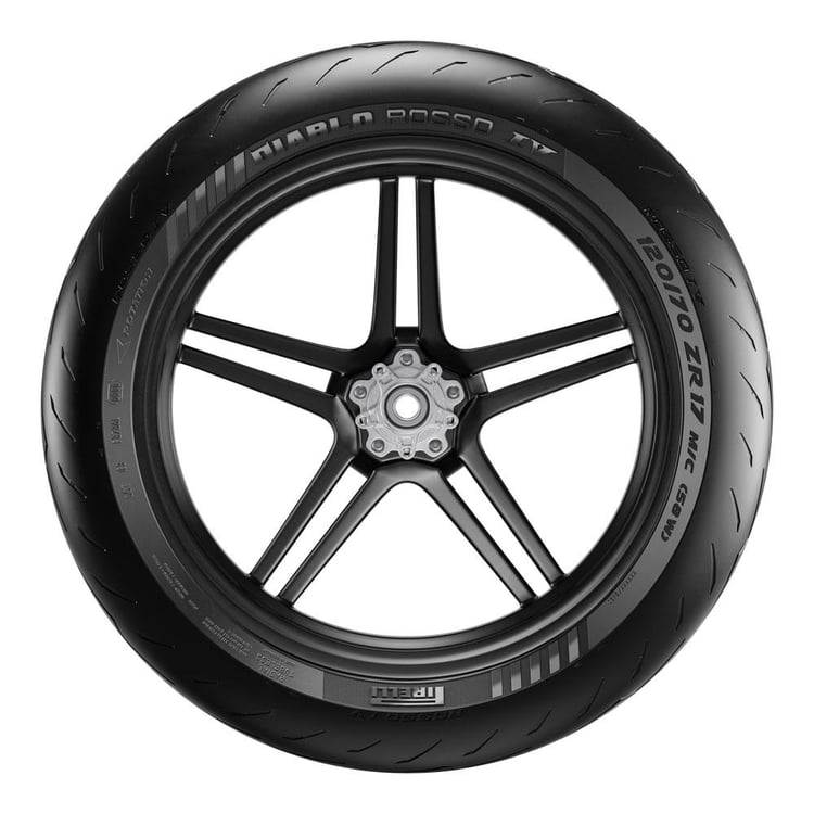 Pirelli Diablo Rosso IV 120/70ZR17 M/C (58W) TL Front Tyre