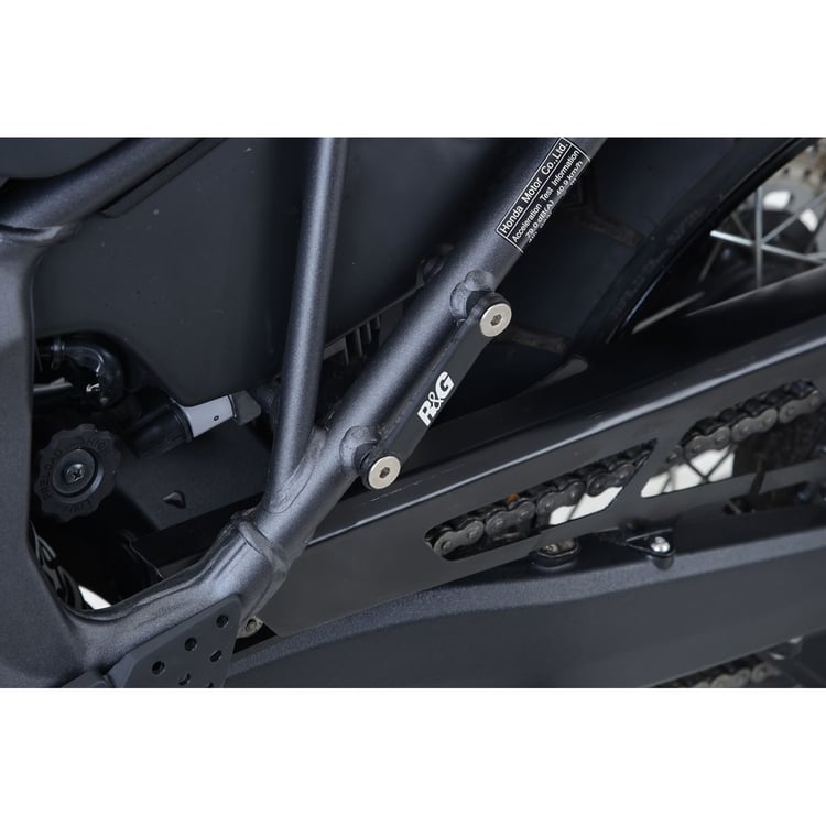 R&G Honda Africa Twin CRF1000L Black Rear Foot Rest Blanking Plate Kit