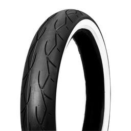 Vee Rubber VRM302 White Wall F Mt90b16 72h Tubeless Tyre