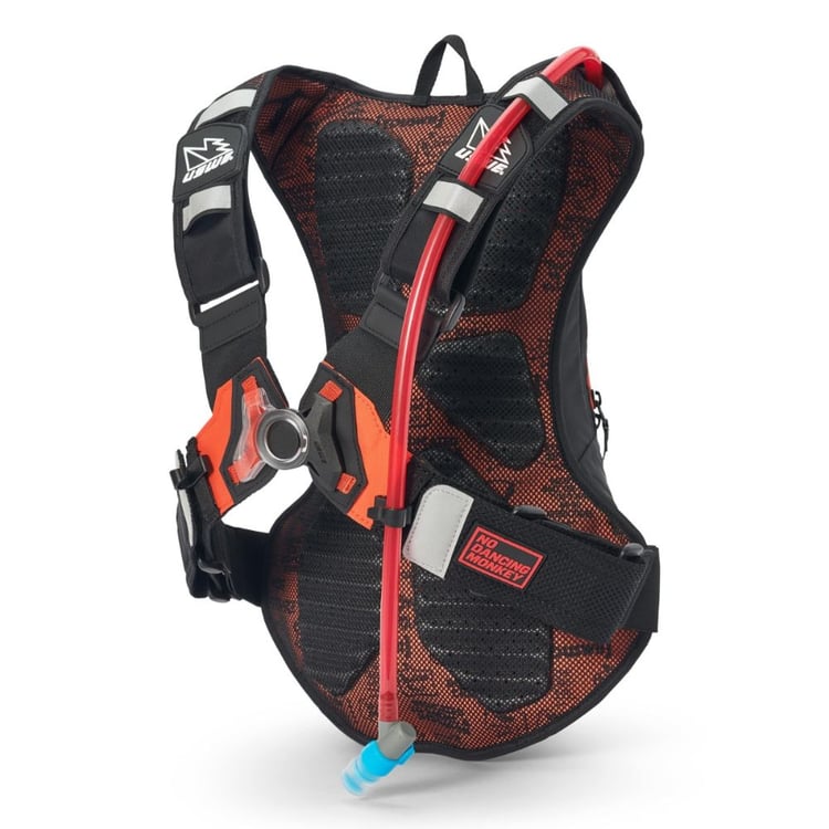 USWE Raw 12L Black/Orange Hydration Backpack