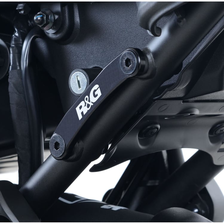 R&G Yamaha XSR700 Black Rear Foot Rest Blanking Plate