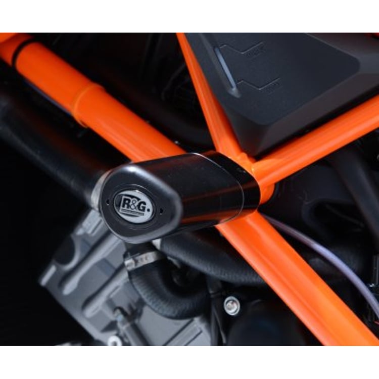 R&G KTM 1290 Super Duke R 14-19 Black Aero Crash Protectors