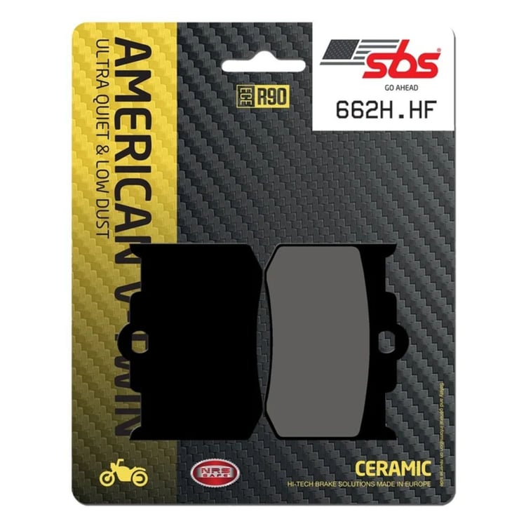 SBS HD Ceramic Front / Rear Brake Pads - 662H.HF