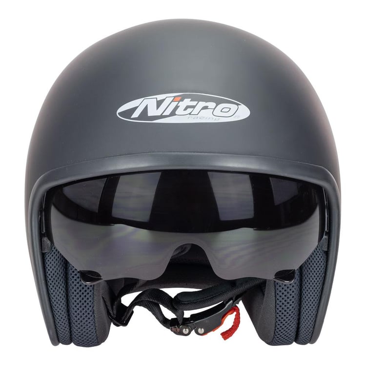 Nitro X606V Satin Black Helmet