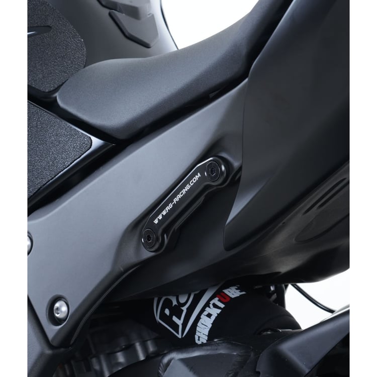 R&G Kawasaki ZX10R/ZX-10RR Black Footrest Blanking Plates